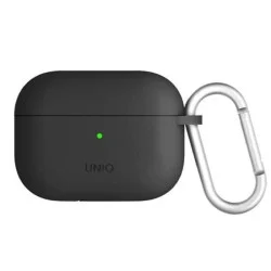 Uniq Nexo Active Hybrid Silicone Hang Case With Sports Ear Hooks for Airpods 3 - Charcoal Grey